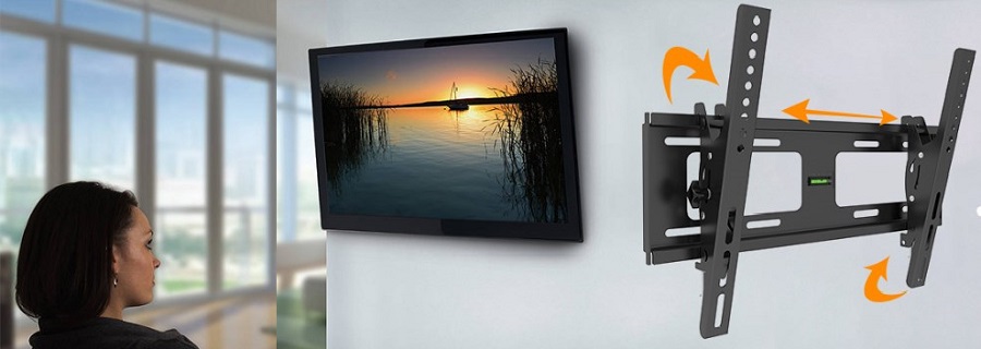 Chọn giá treo tivi nghiêng gật gù điều chỉnh góc xem tivi phù hợp với người xem