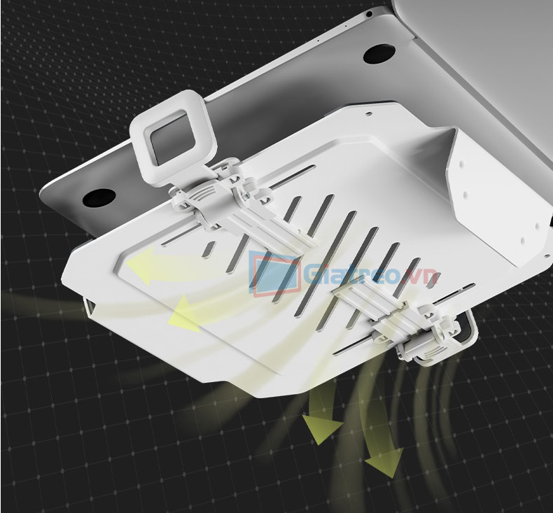 ErgoTek EP15 thiết kế lỗ thông hơi rộng giúp tản nhiệt hiệt quả