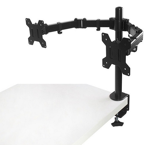 Giá Treo Hai Màn Hình Máy Tính Kẹp Bàn M052 14 - 27 Inch