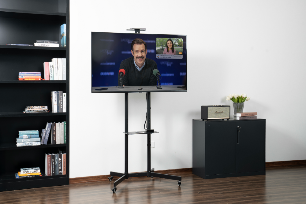 Khung treo tivi di động HyperWord TVC01 sở hữu thiết kế chắc chắn