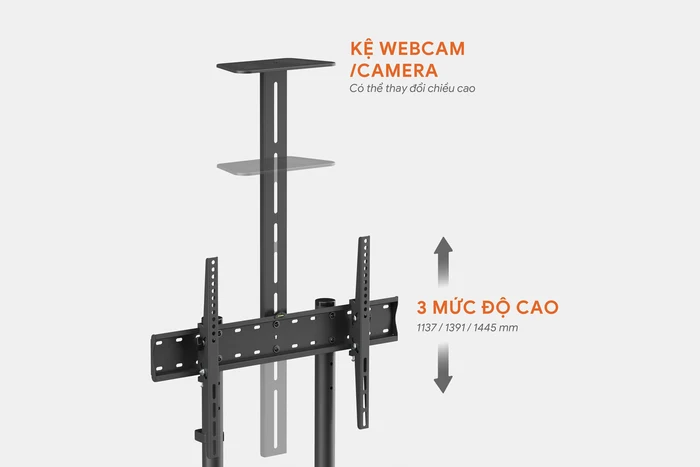 TVC01 điều chỉnh độ cao với 3 mức