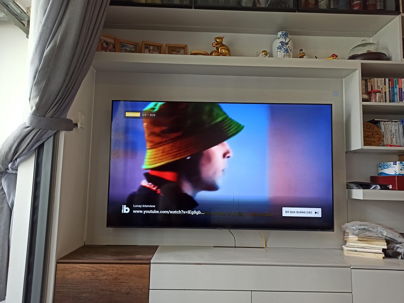 Hình ảnh lắp giá treo tivi thực tế tại giatreo.vn