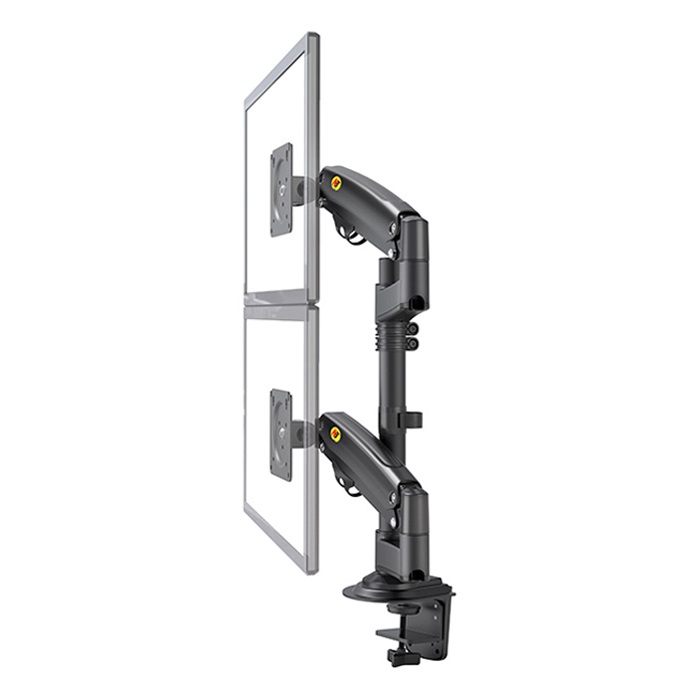 Giá Treo Hai Màn Hình Máy Tính NB H180 17 – 27 Inch