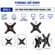Giá treo màn hình máy tính EM11 17 - 32 inch - 7