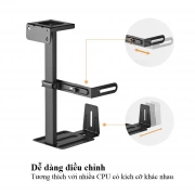 Giá treo thùng máy tính CPB-25 gắn dưới bàn - 5