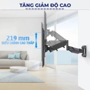Giá treo tivi xoay đa năng E888 34 - 55 inch dễ dàng nâng lên hạ xuống - 5