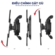 Giá treo tivi xoay góc đa năng E65 32 - 75 inch giá rẻ - 4