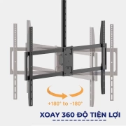 Giá treo tivi thả trần xoay 360 E565 55 - 100 inch hàng chất lượng cao - 3