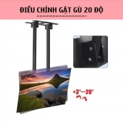 Giá treo tivi thả trần cỡ lớn E580 55 - 90inch 2 ống trụ - 3